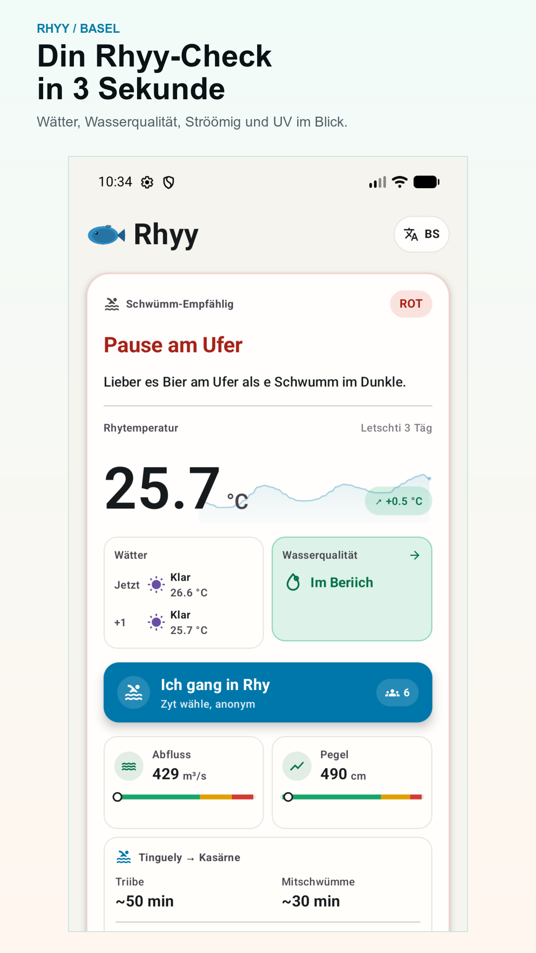Rhyy auf Android
